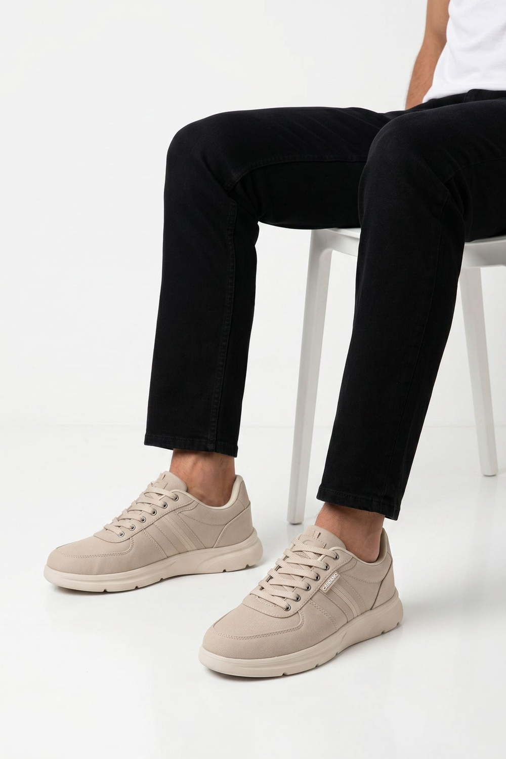 Comfort Bej Süet Erkek Spor Ayakkabı 