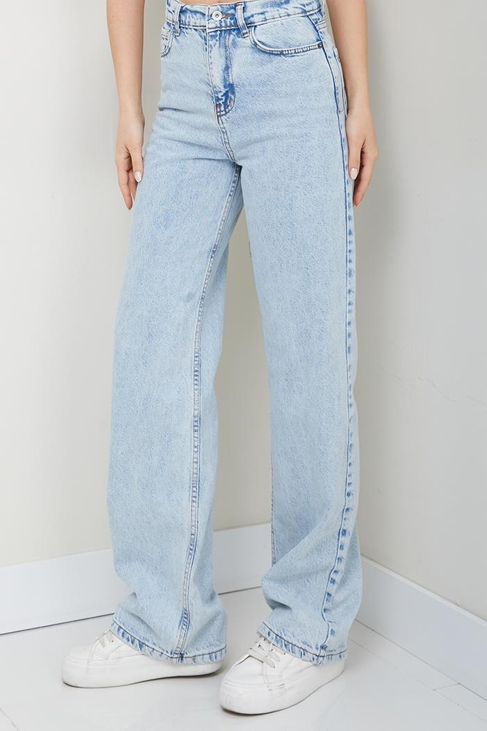 Baggy Kot Pantolon 1452 - Buz Mavi