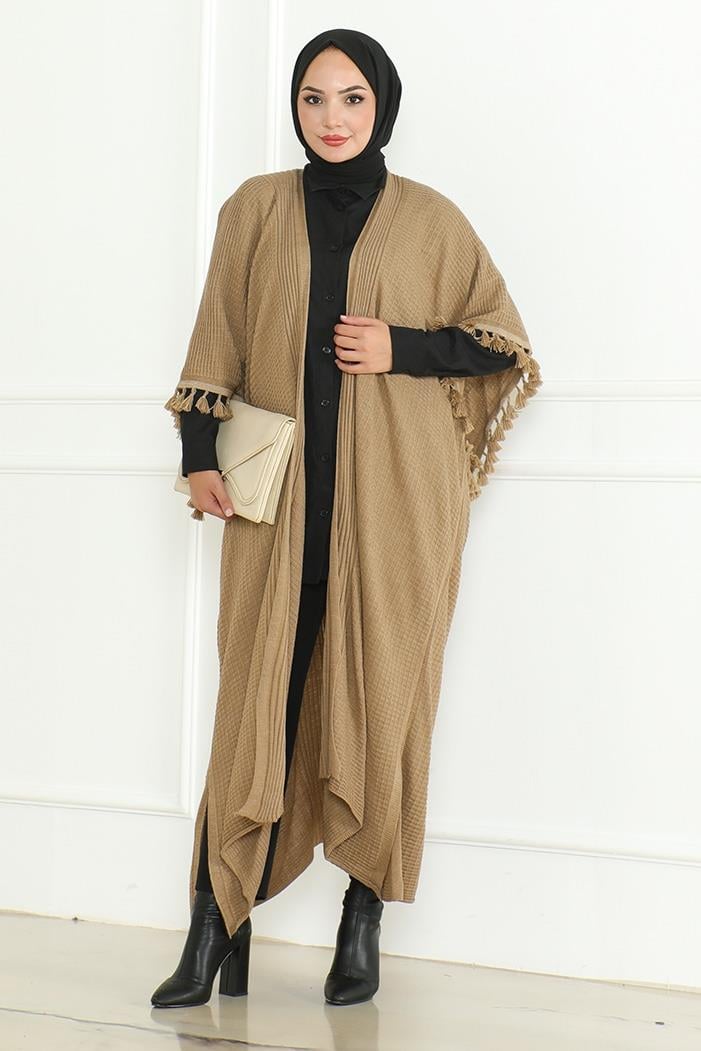 Balca Oversize Triko Panço 1195 - Vizon