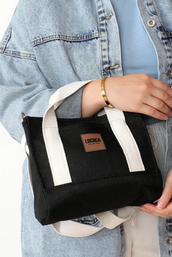 Cepli Kanvas Omuz Çantası 990 - Siyah