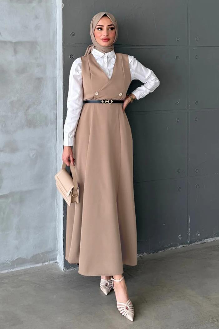 Erves Düğmeli Jile 1399 - Taş