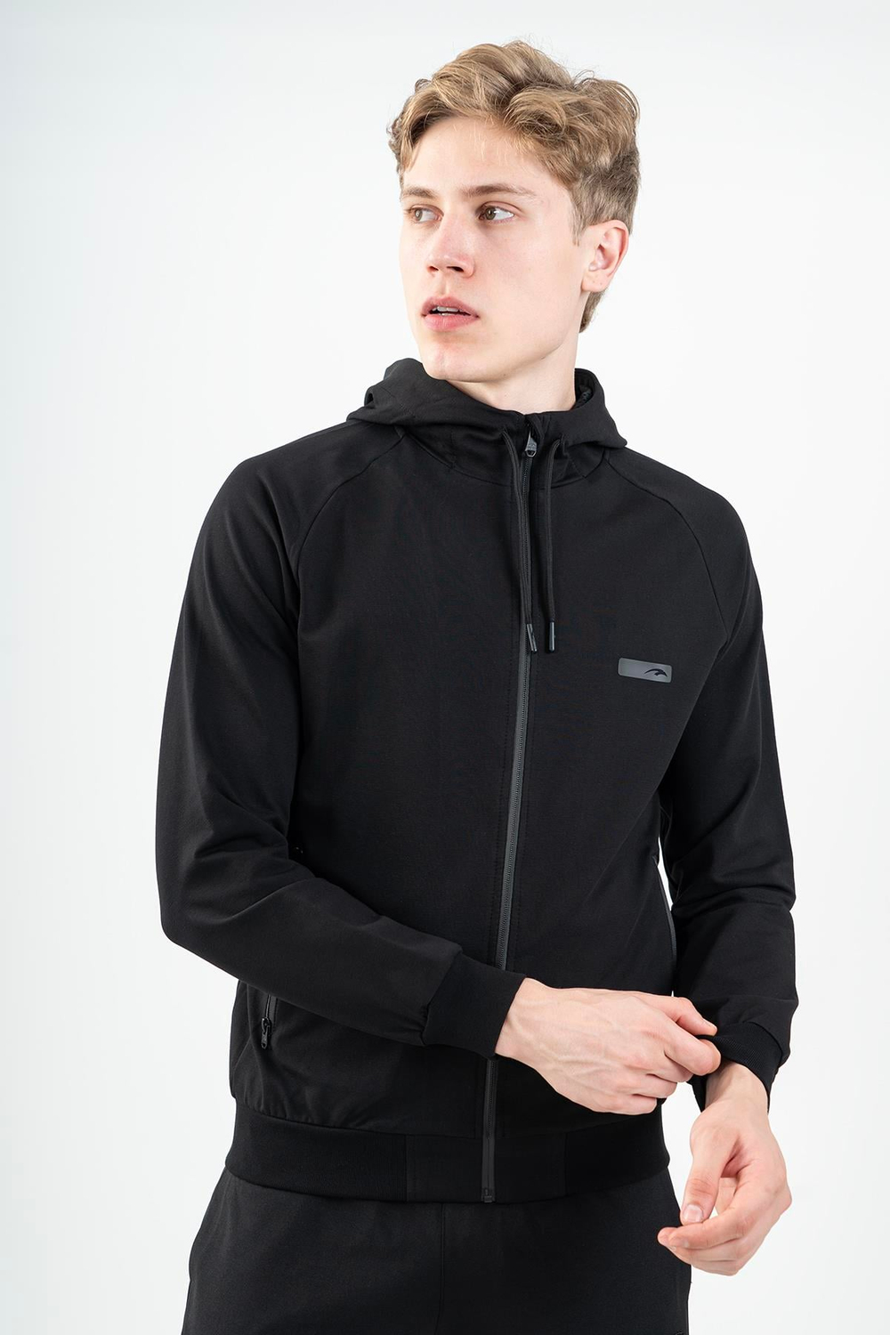 Maraton Sportswear Comfort Erkek Kapşonlu  Uzun Kol Basic Eşofman Üstü 22389