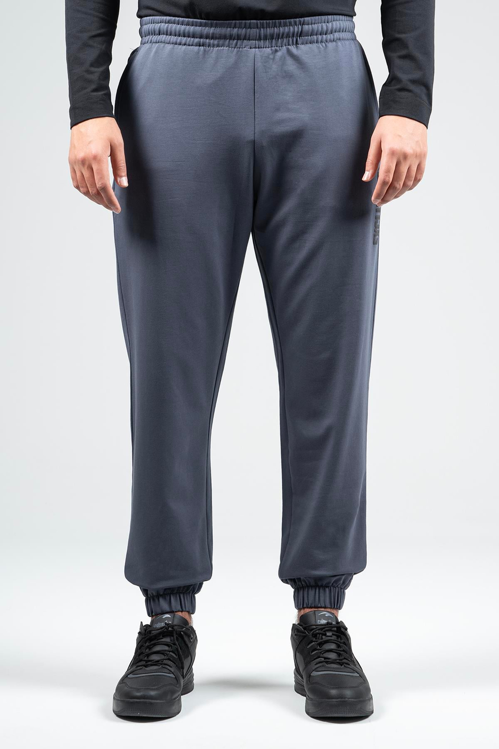 Maraton Sportswear Oversize Erkek  Lastik Paça  Basic Antrasit Eşofman Altı 23169