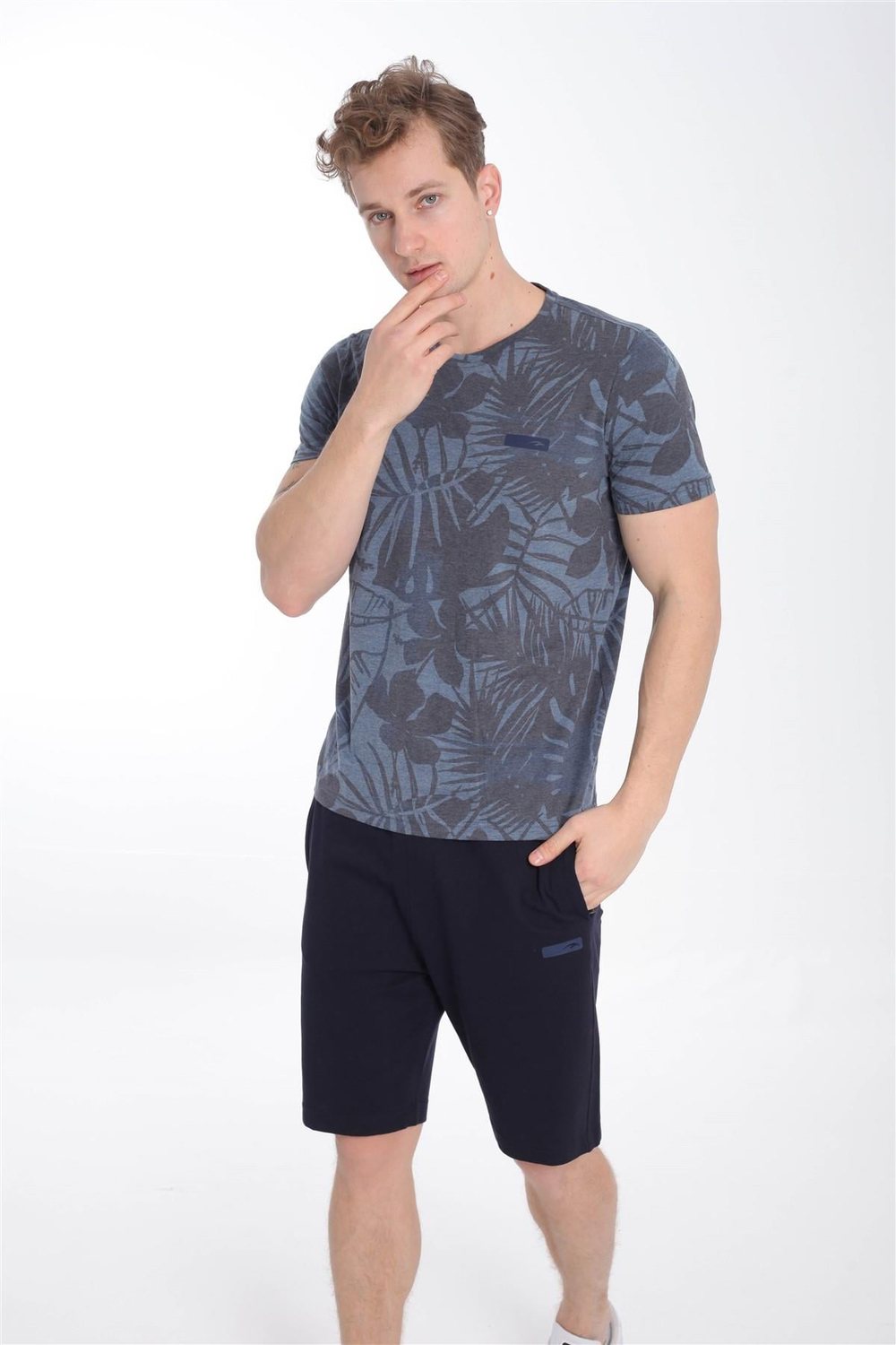 Maraton Sportswear Regular Erkek Bisiklet Yaka  Kısa Kol Basic T-shirt 19800