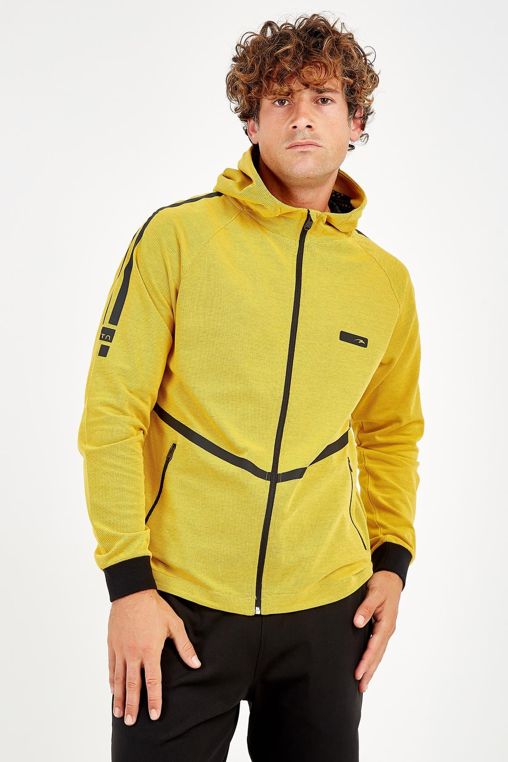 Maraton Sportswear Regular Erkek Kapşonlu  Uzun Kol Basic Eşofman Üstü 18852