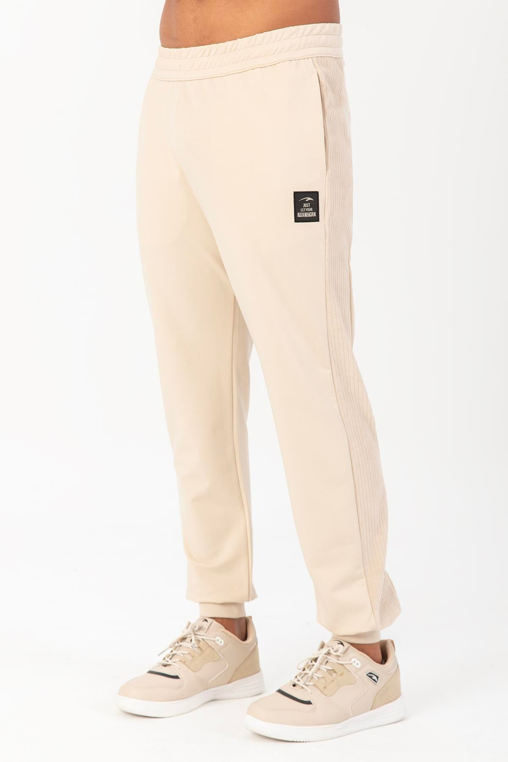 Maraton Sportswear Regular Erkek  Ribana Paça  Basic Kil Rengi Eşofman Altı 21806