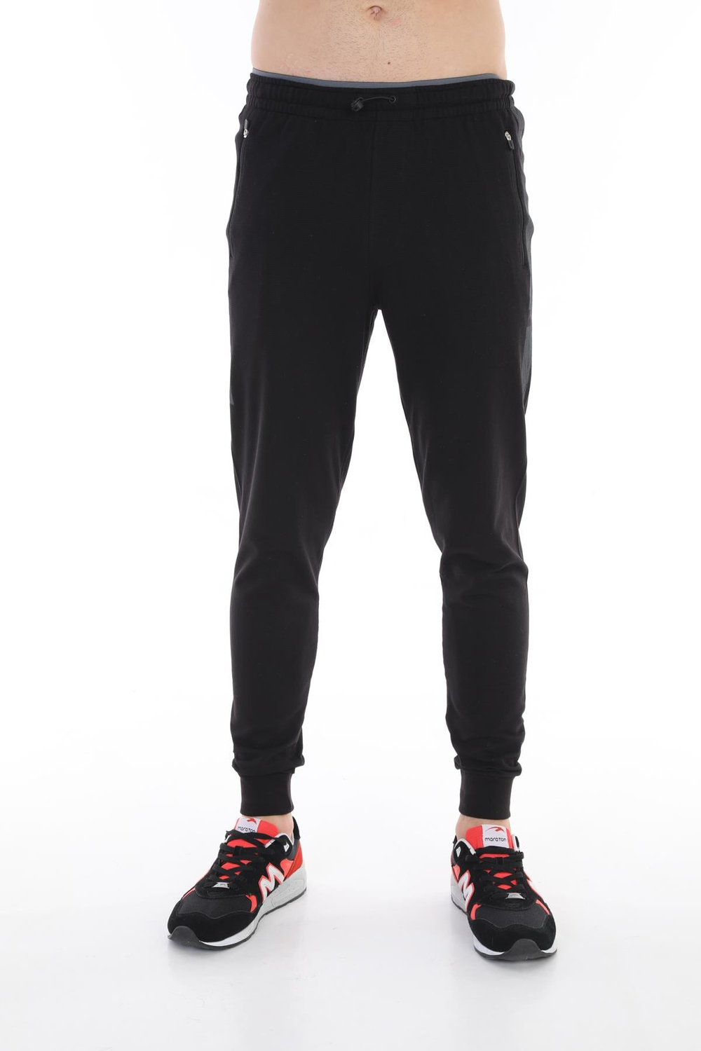 Maraton Sportswear Regular Erkek  Ribana Paça  Basic Eşofman Altı 21014