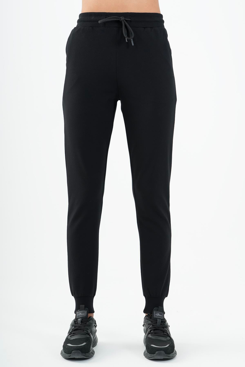 Maraton Sportswear Regular Kadın  Ribana Paça  Basic Eşofman Altı 22181