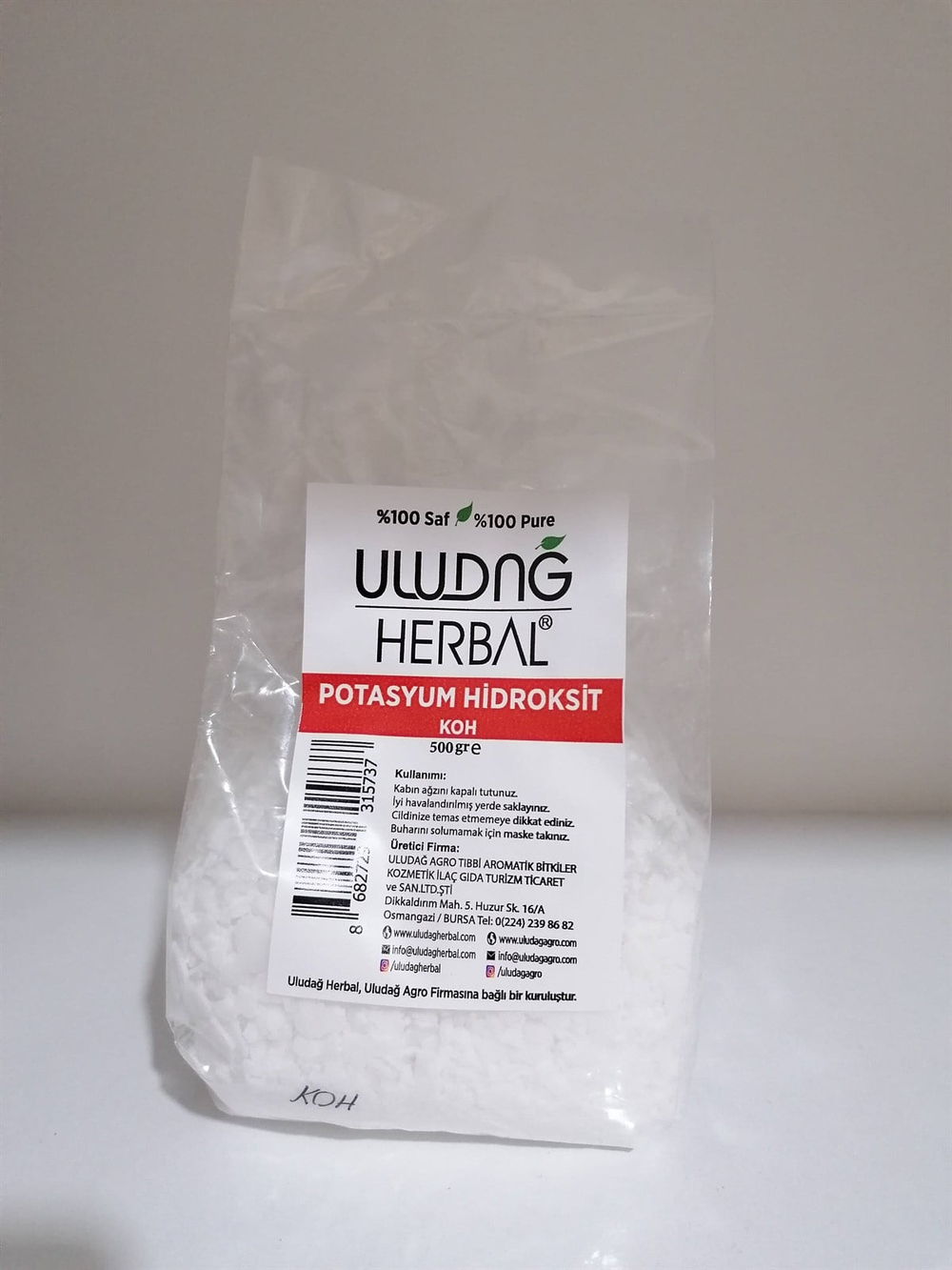 Potasyum Hidroksit(500 g)