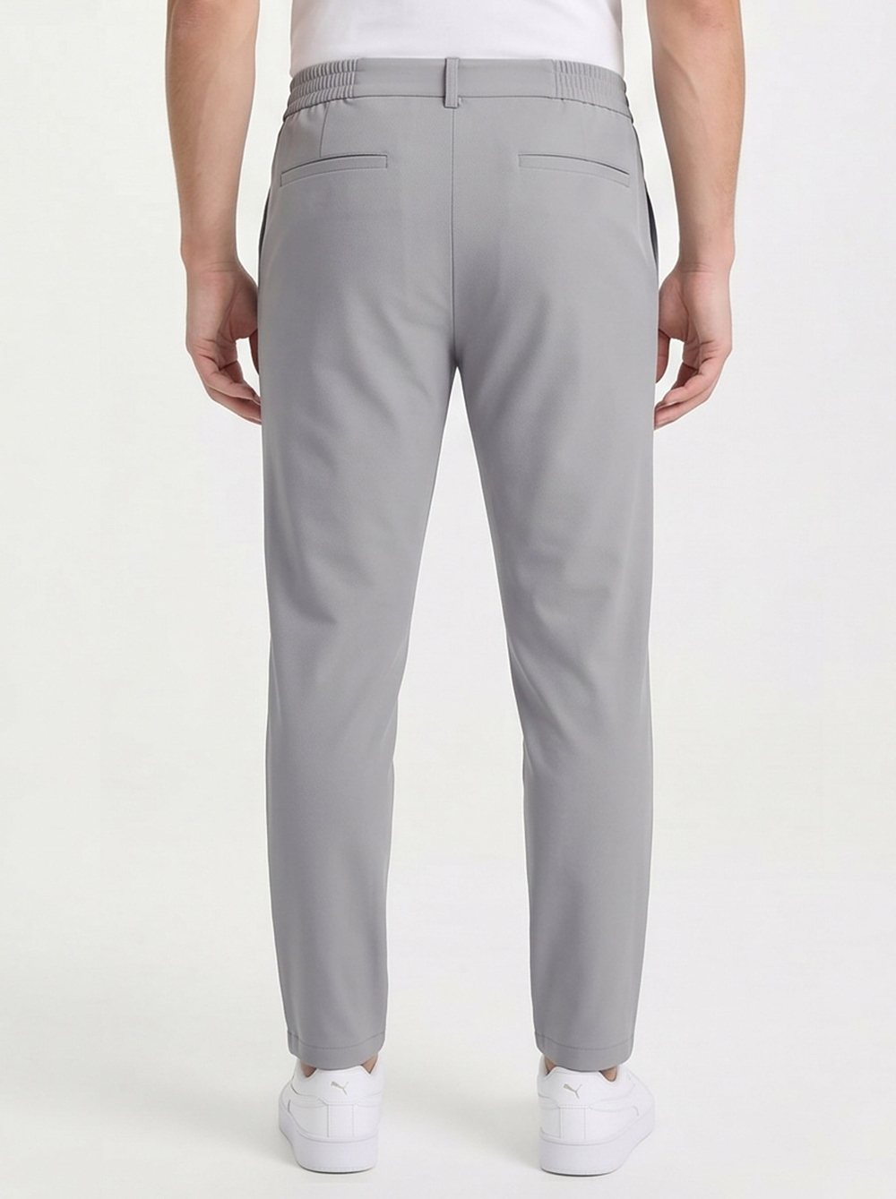 Spor Klasik Gri Kolay Ütülenebilir Easy Iron Erkek Pantolon