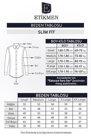Yeşil Kahve Düğmeli Slimfit Erkek Gömlek