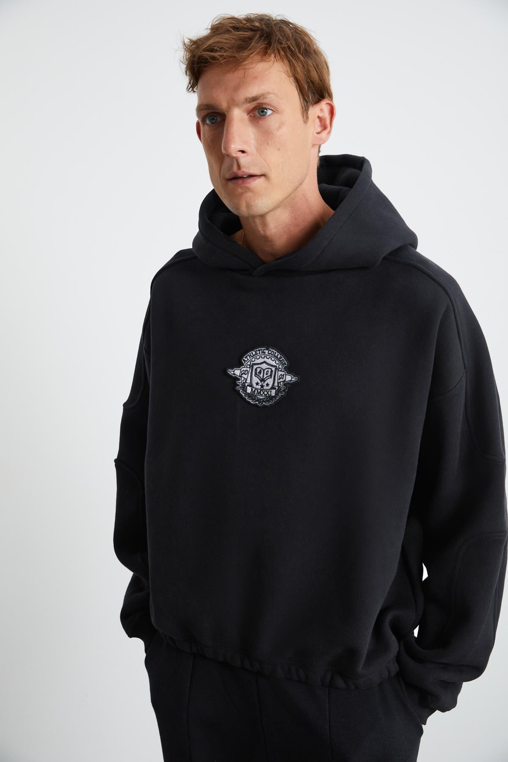 ALFIAN Basic Comfort Siyah Tekli Sweatshirt