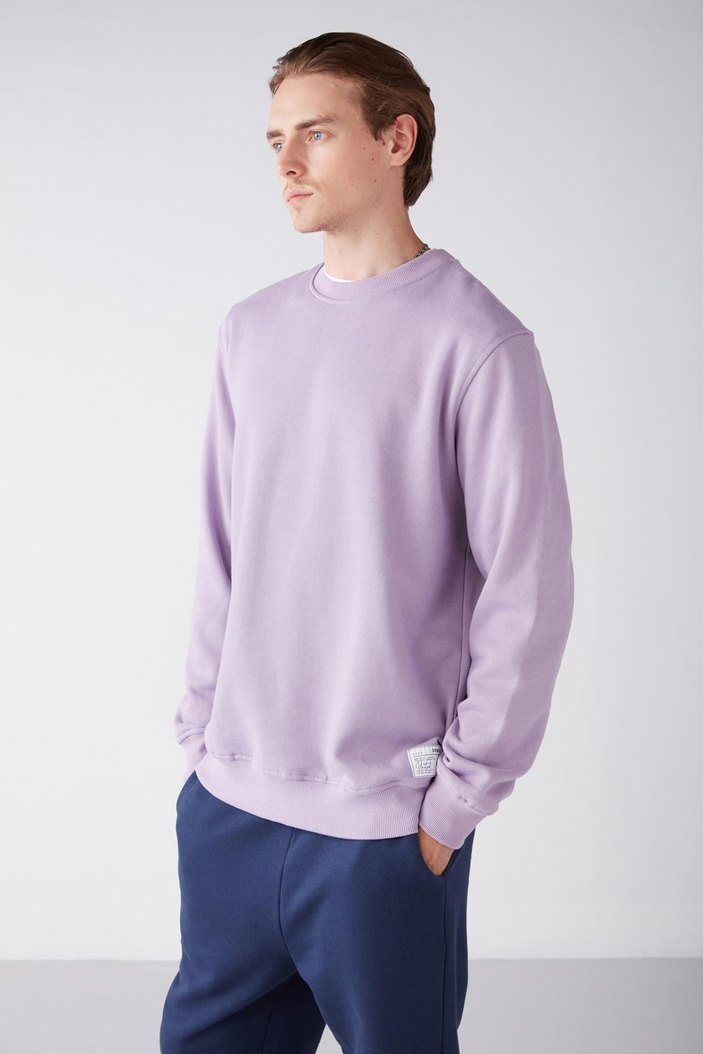 TRAVIS Relaxed Regular Lila  Sweatshirt