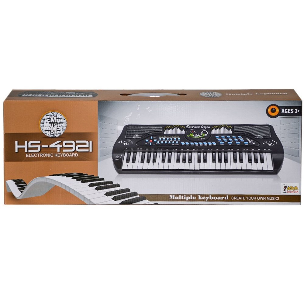 Asya Oyuncak 49 Tuşlu Org 13475-HS-4921-Çocuk Müzik Aletleri