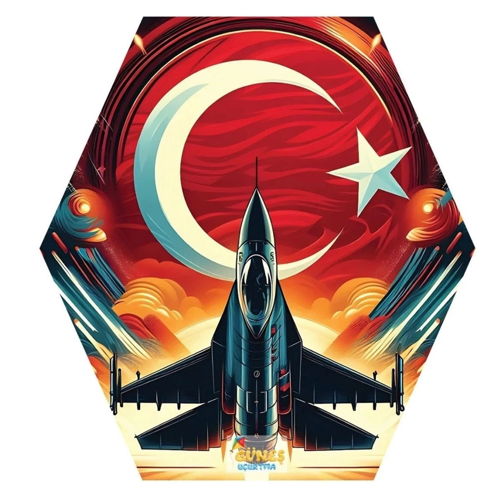 Ay Yıldız Jet Uçurtma HK3013-Bahçe Oyuncakları (Salıncak/Kaydırak)