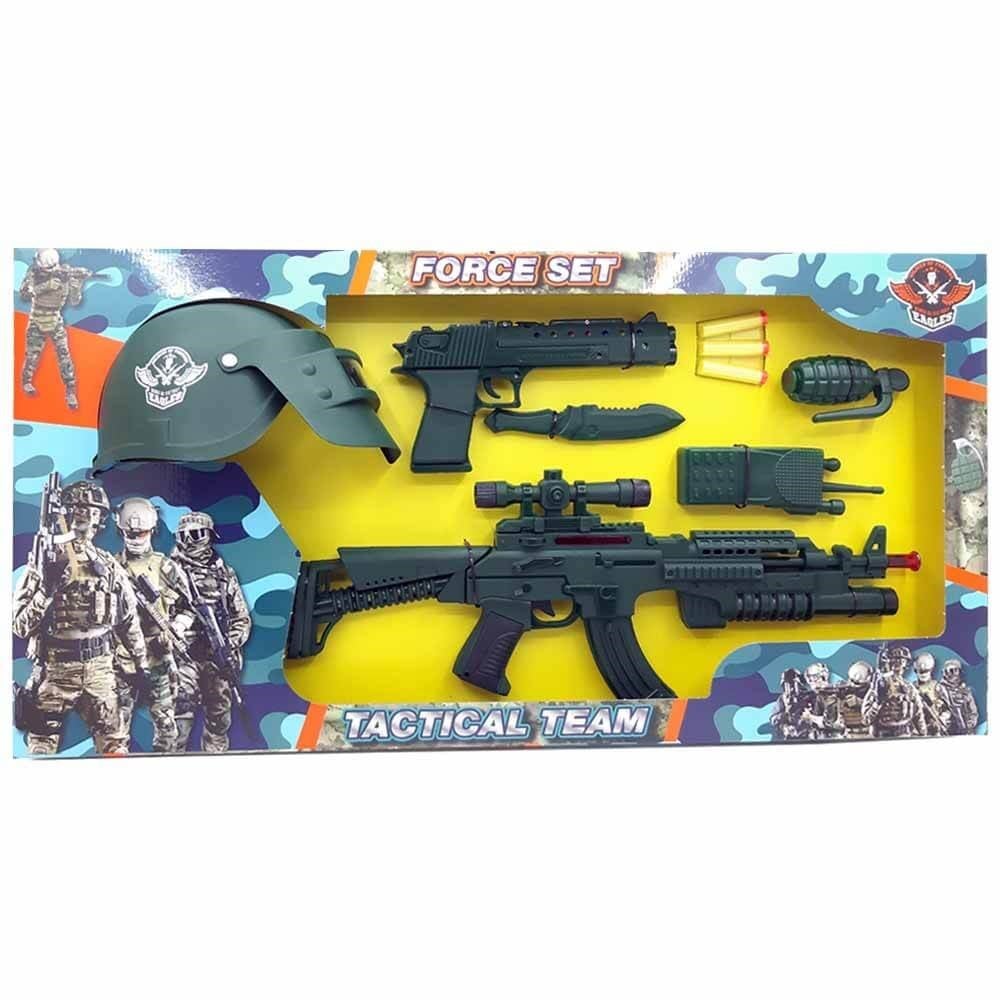 Force Set Asker Temalı Er-118-Silah ve Kılıç Setleri