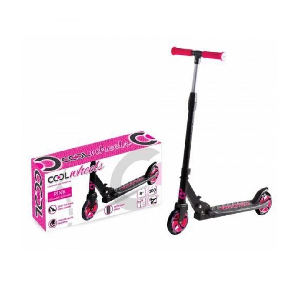 Furkan Cool Wheels 8+ Katlamalı 2 Tekerlekli Çocuk Scooter Pembe-Scooter