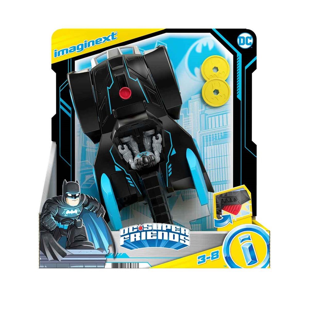 Imaginext DC Super Friends Bat-Tech Batmobil GWT24-Erkek Oyun Setleri