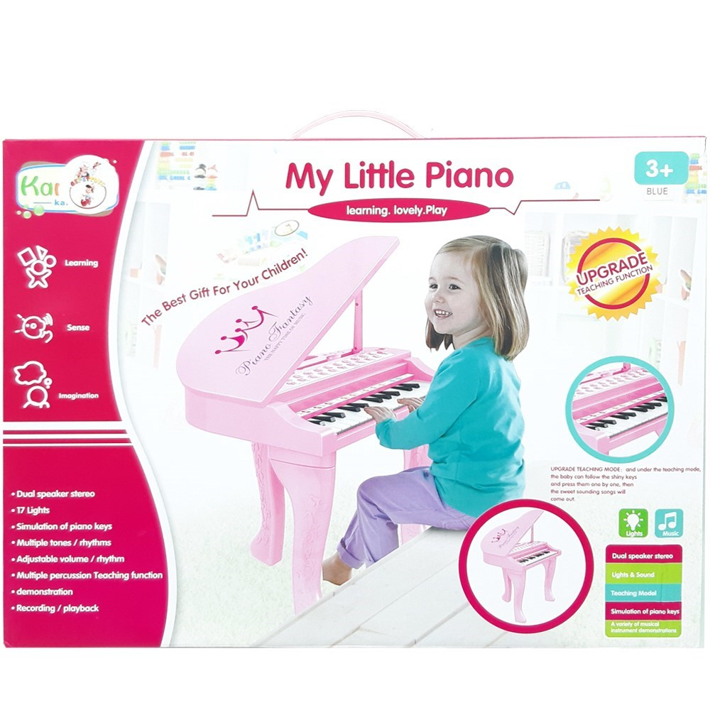 Işıklı Müzikli Oyuncak Piyano 3+ HY671-3-Çocuk Müzik Aletleri