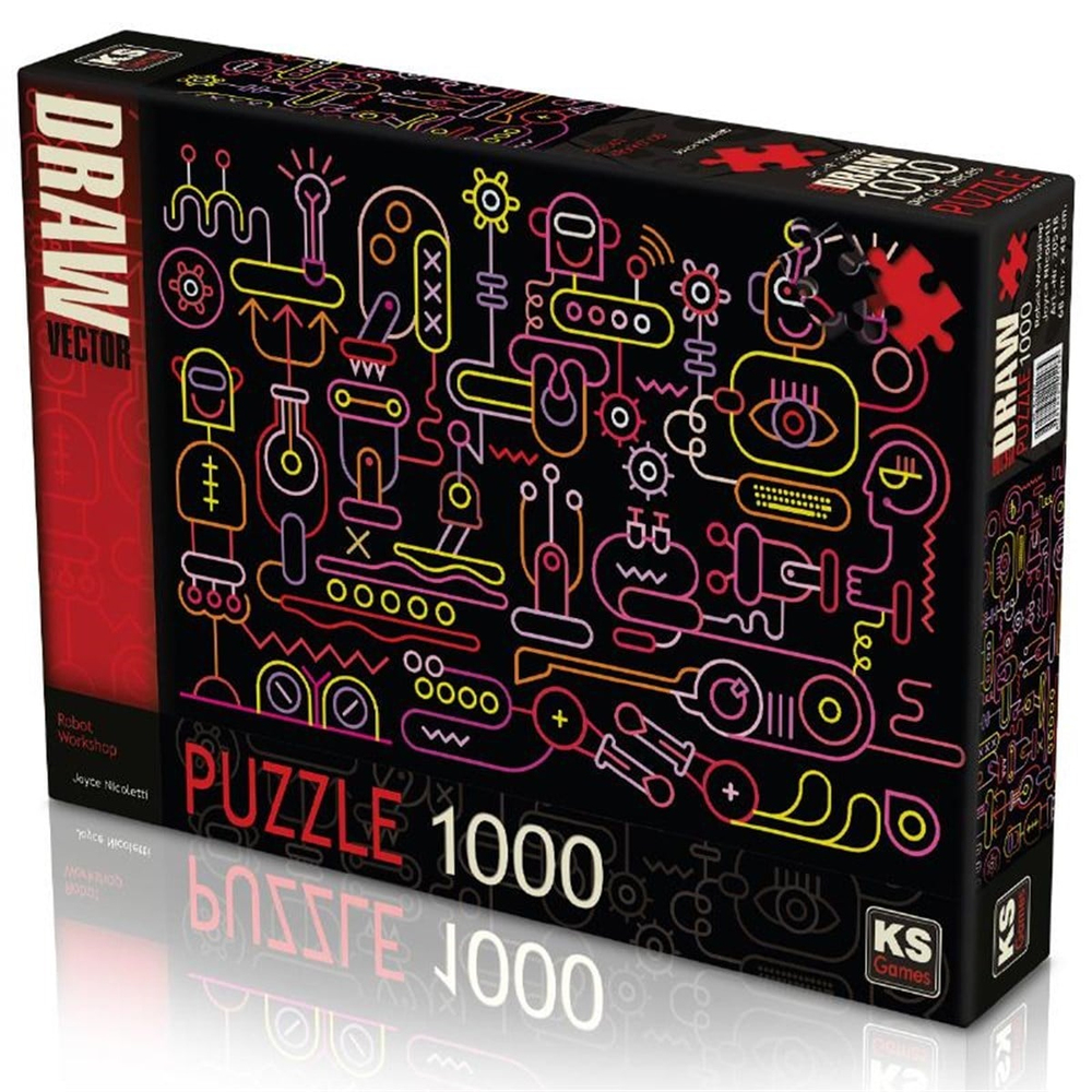 Ks Games Robot Wor hop 1000 Parça Puzzle