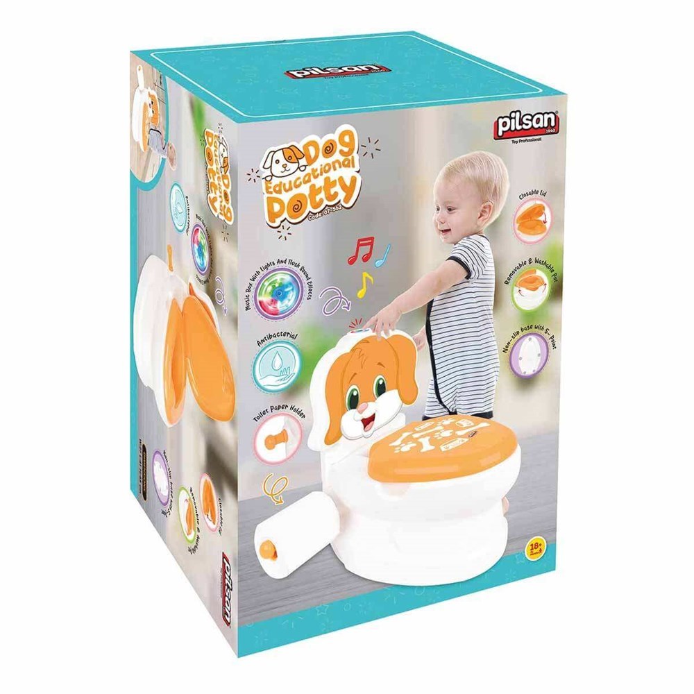 Pilsan Işıklı ve Müzikli Eğitici Köpek Klozet-Tuvalet Eğitimi