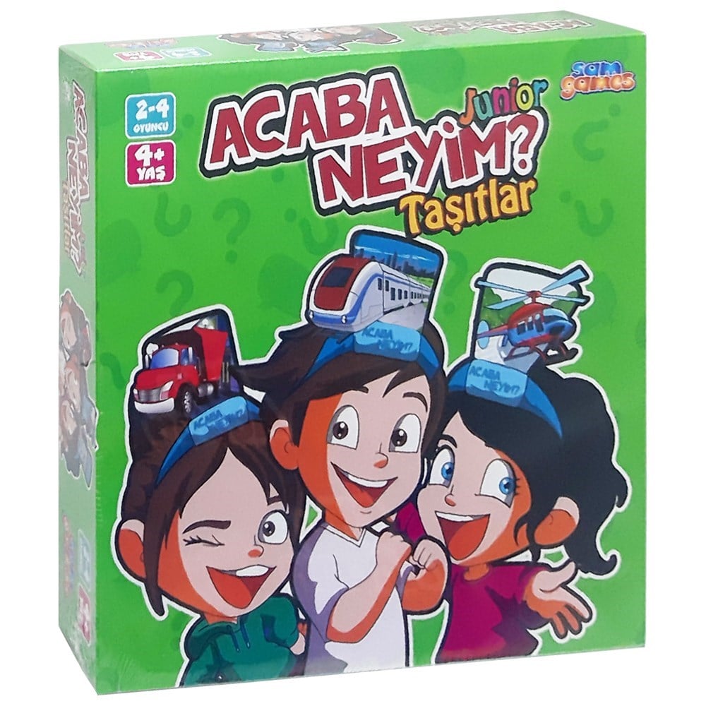 Samatlı Oyuncak Acaba Neyim Junior Taşıtlar 72605-Çocuk Kutu Oyunları