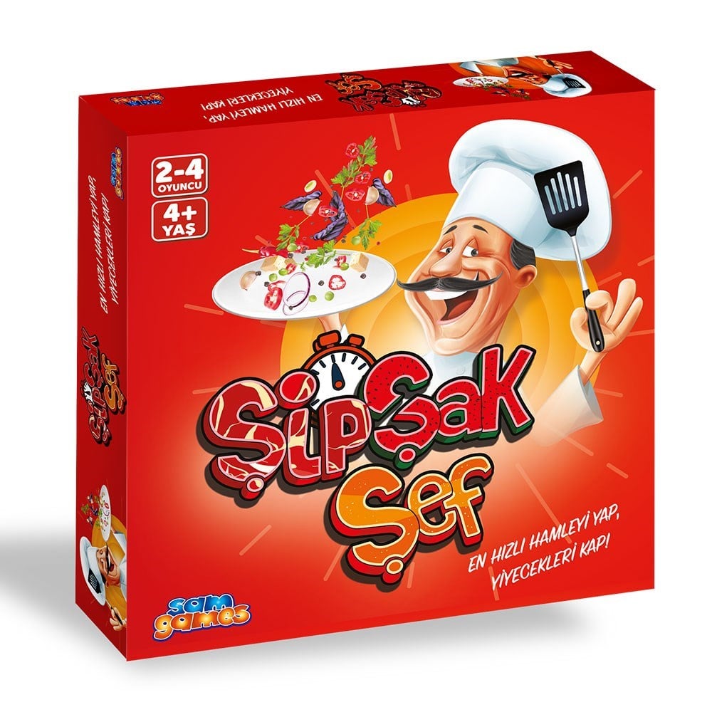 Şip Şak Şef Eğitici Eğlenceli Kutu Oyunu 72609-Çocuk Kutu Oyunları