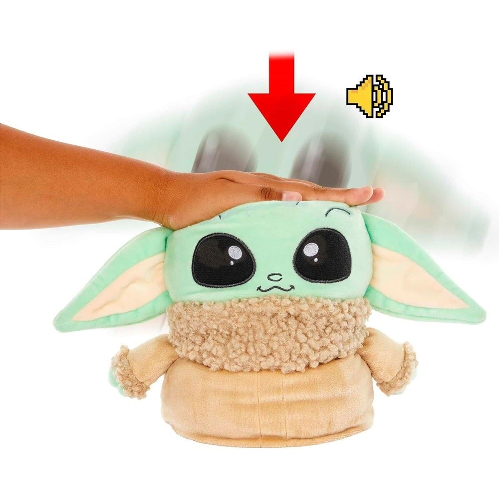 Star Wars Jumping Grogu Feature Sesli Peluş-Peluş Oyuncaklar