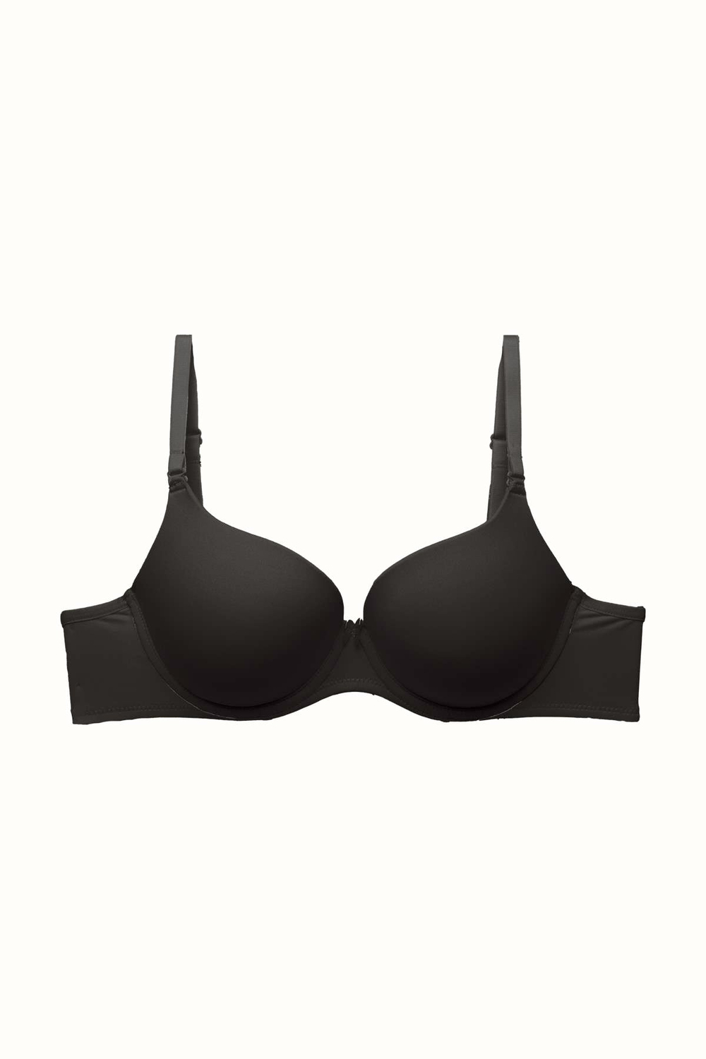 3lü Paket Dolgusuz Yumuşak Kaplı Örme Sütyen C37010 Siyah/Beyaz/Ten