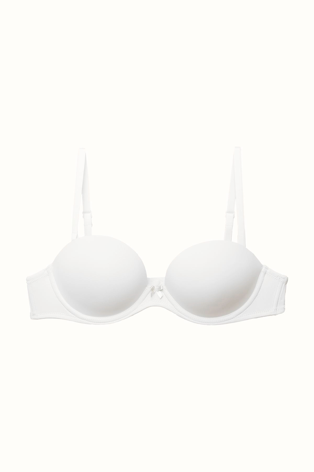 3lü Paket Double Push Up Straplez Yumuşak Kaplı Örme Sütyen C37040 Siyah/Beyaz/Ten