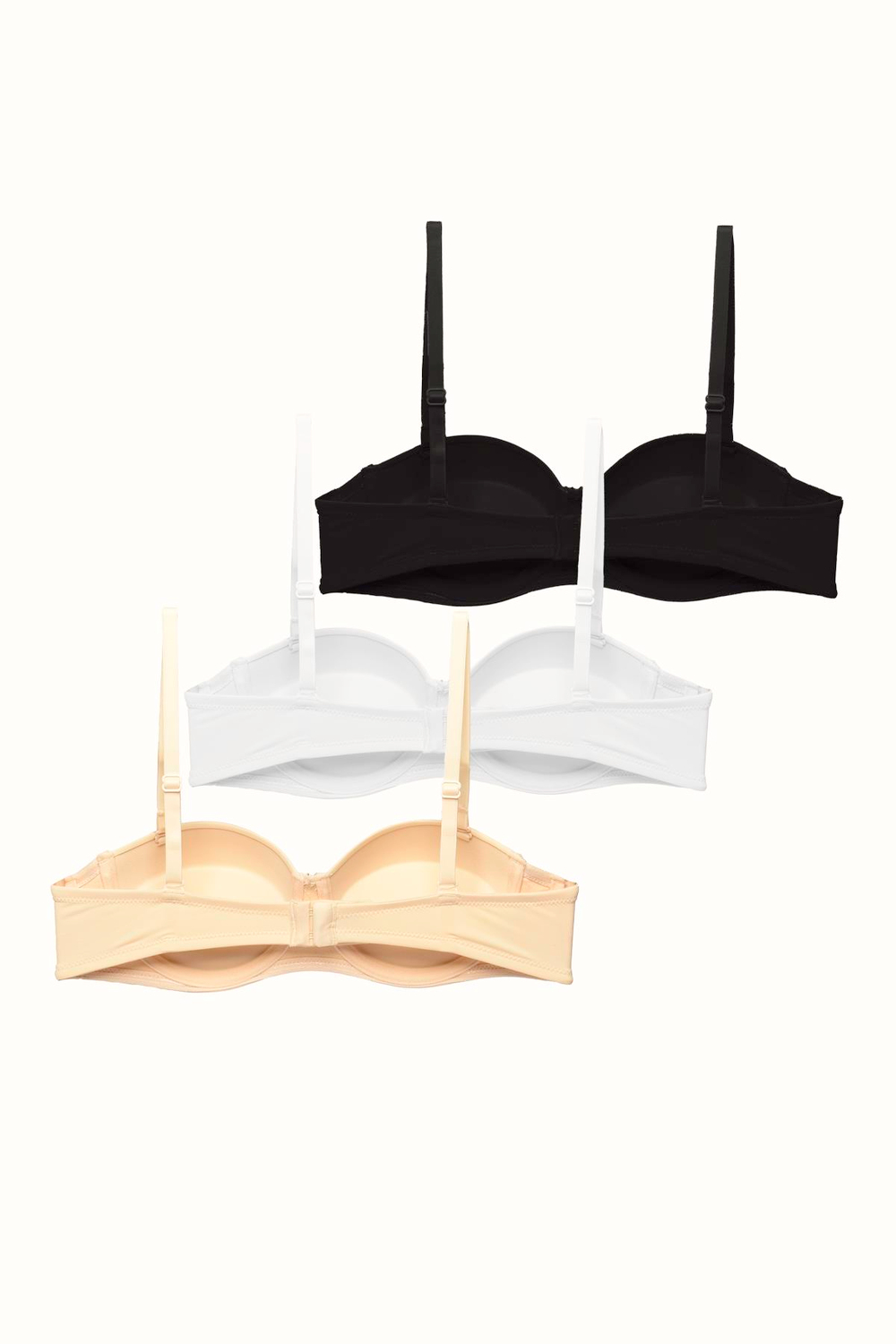 3-Pack Push Up Straples Knitted Bra C37055