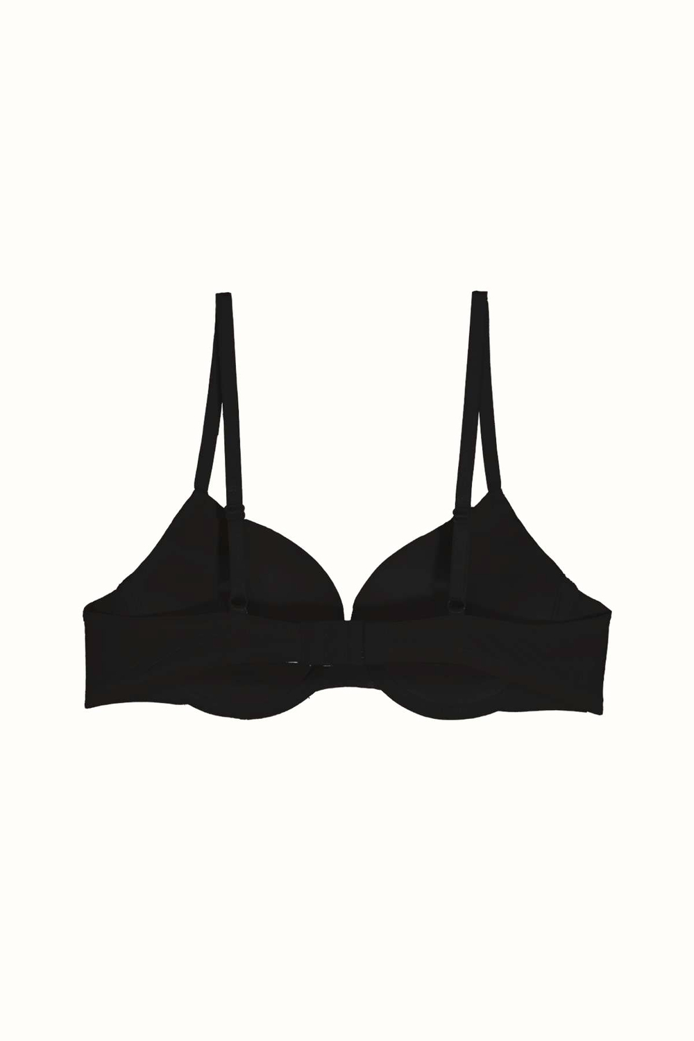 3lü Paket Push Up Yumuşak Kaplı Örme Sütyen C38015 Siyah/Ten