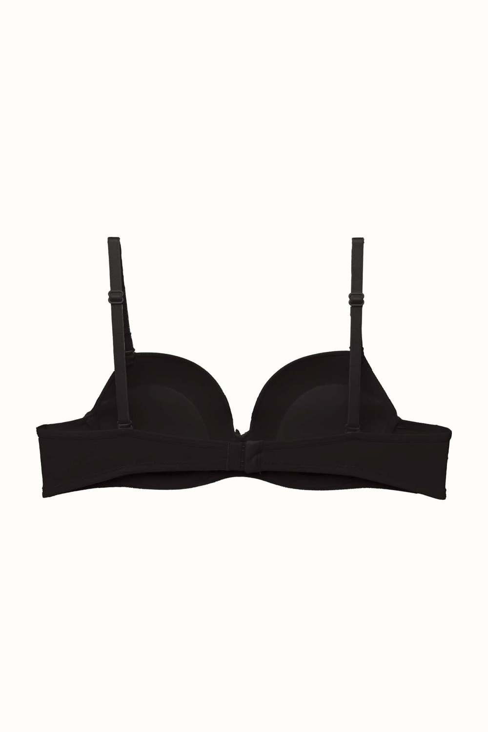 3lü Paket Push Up Yumuşak Kaplı Örme Sütyen C37020 Siyah/Beyaz/Ten
