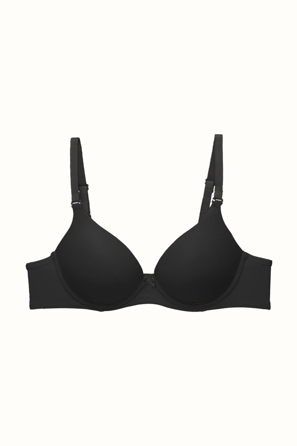 3lü Paket Push Up Yumuşak Kaplı Örme Sütyen C37015 Siyah/Ten