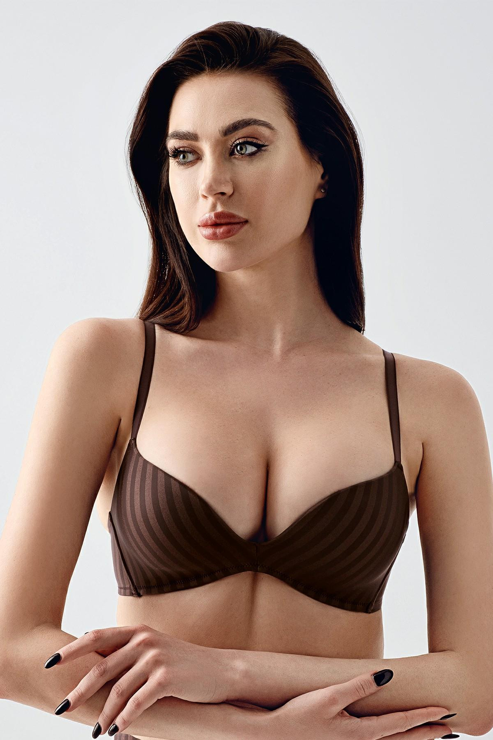 Balensiz Dolgusuz Sütyen C11792 Kahverengi