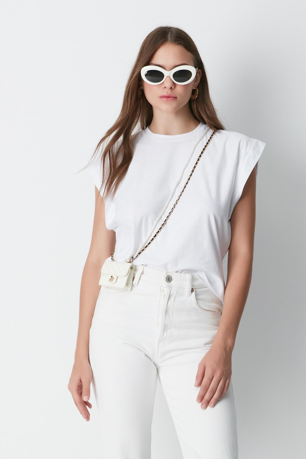Bisiklet Yaka Kısa Kol 2li Basic T-Shirt 958 Siyah/Beyaz