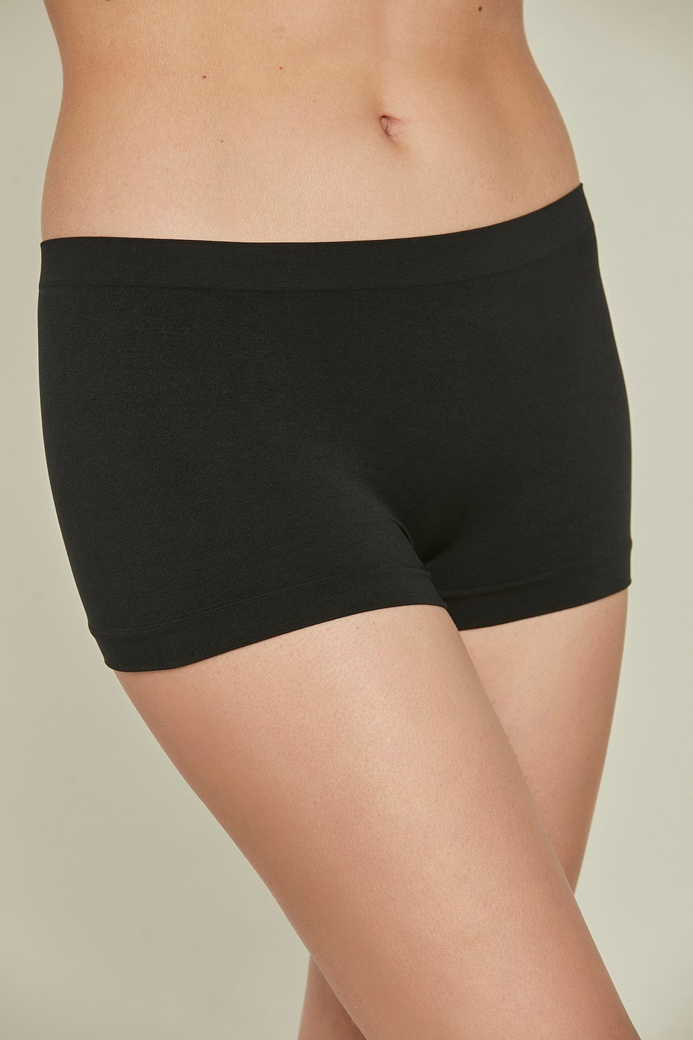 C&City 3000 Dikişsiz Boxer Siyah