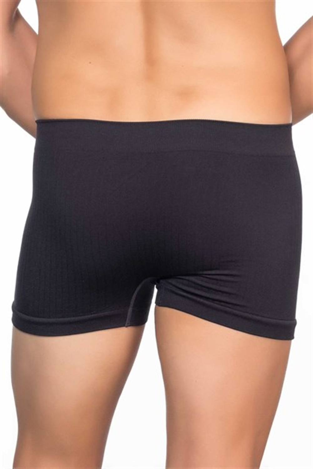 C12102 Dikişsiz Erkek Boxer Siyah