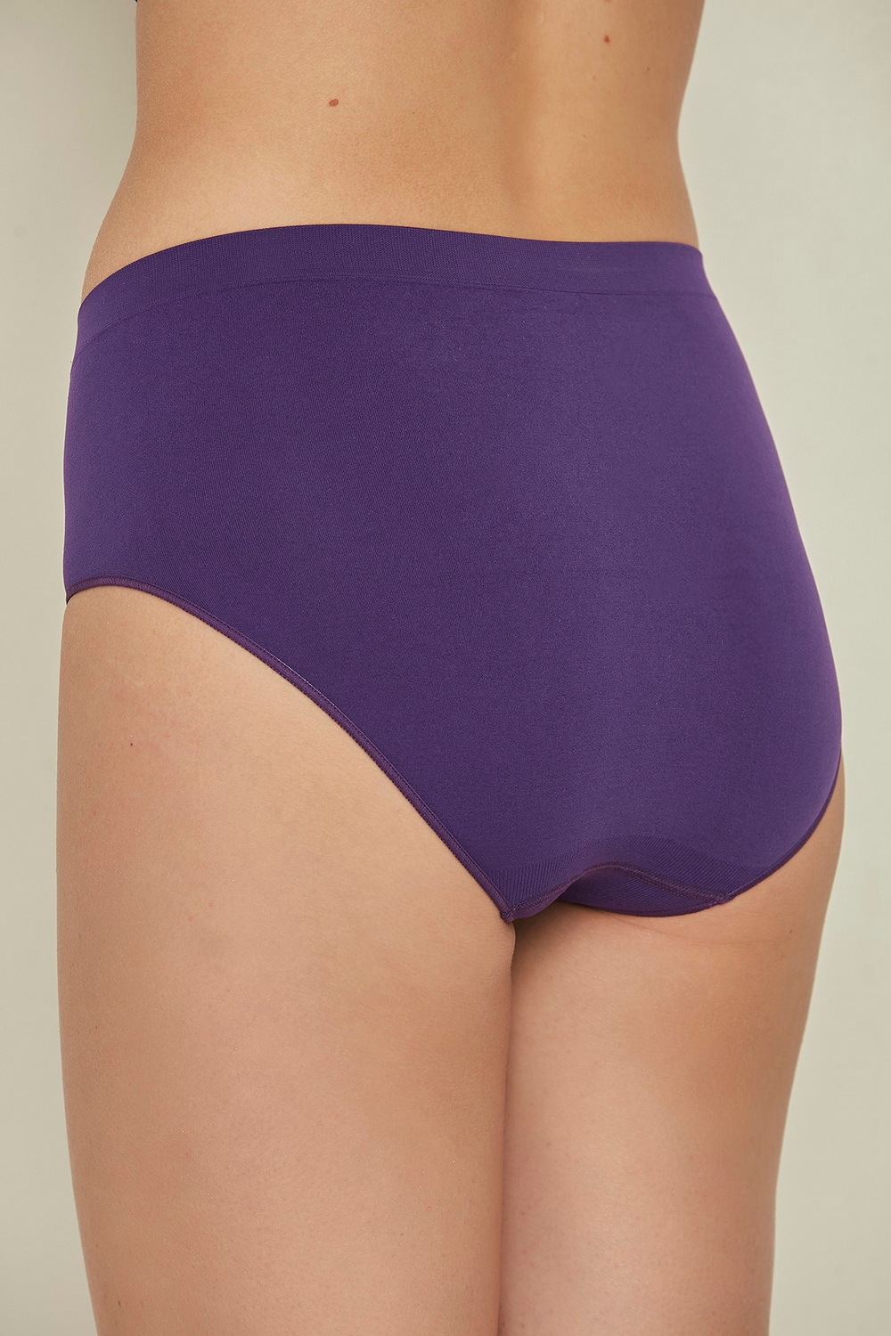 C13002 Dikişsiz Boxer Mor