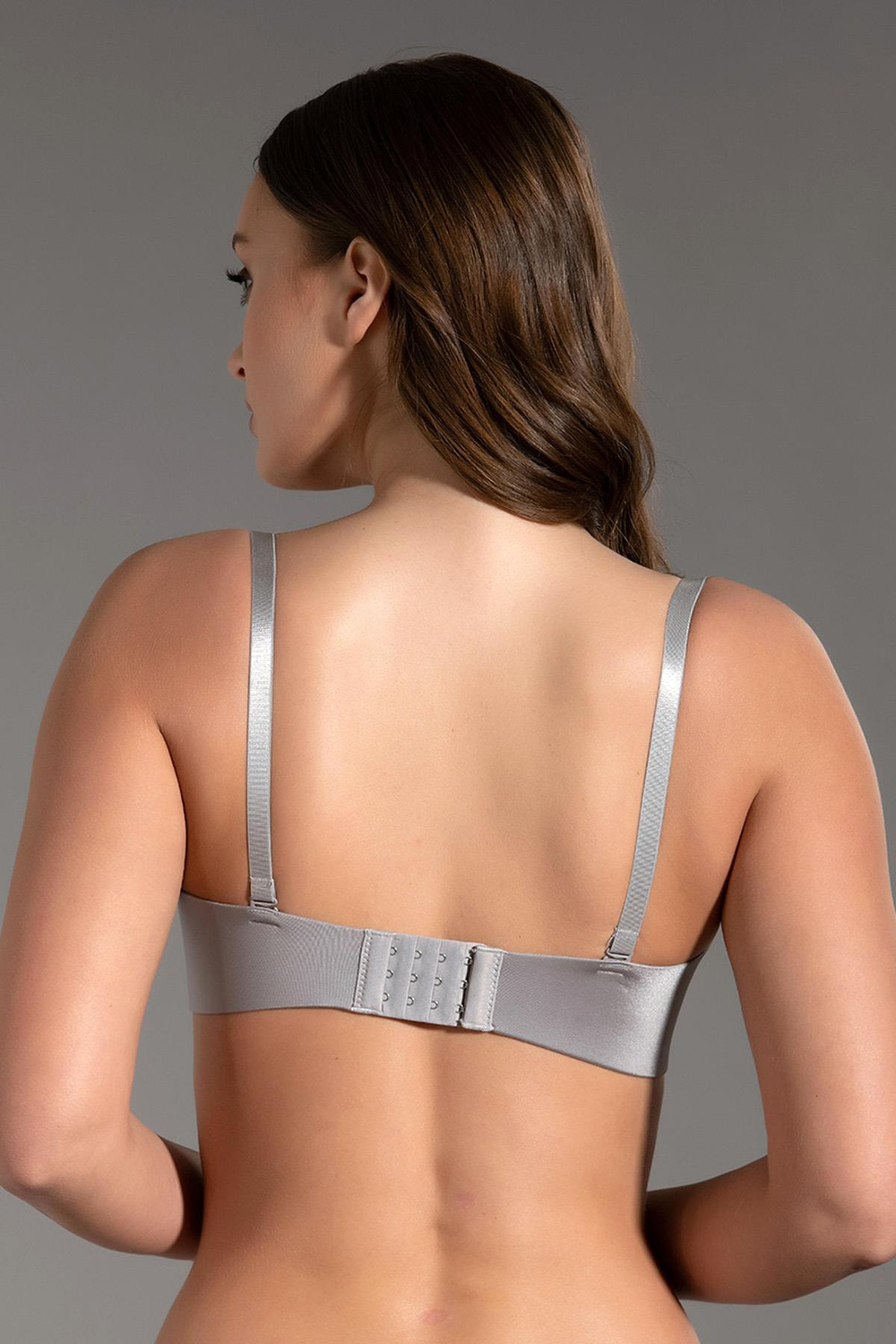 Desteksiz Lazer Soft Kap  Straplez C16050 Gri