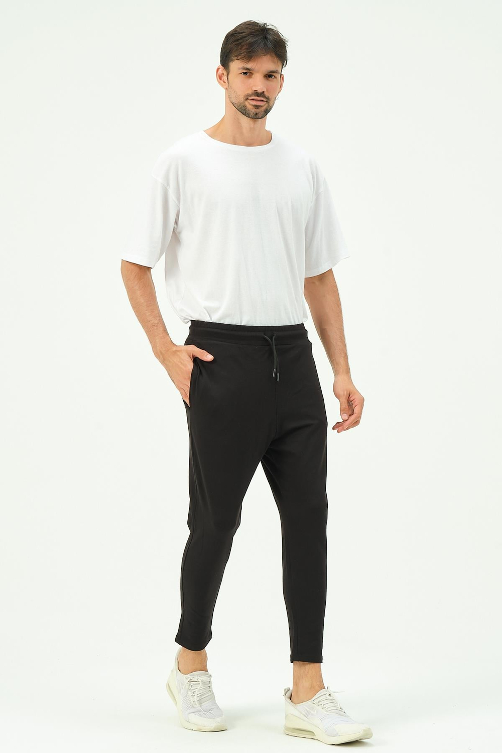 C&City Men Loose-Fit Straight Leg Sweatpants 785 