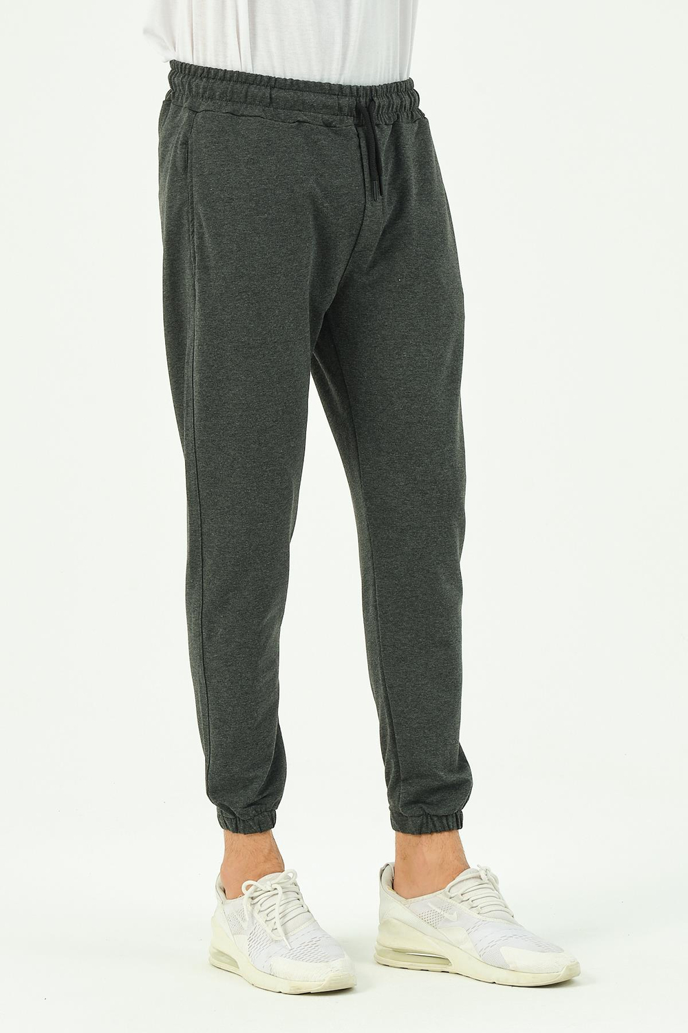 C&City Men Elastic Leg Sweatpants with Side Pockets 781