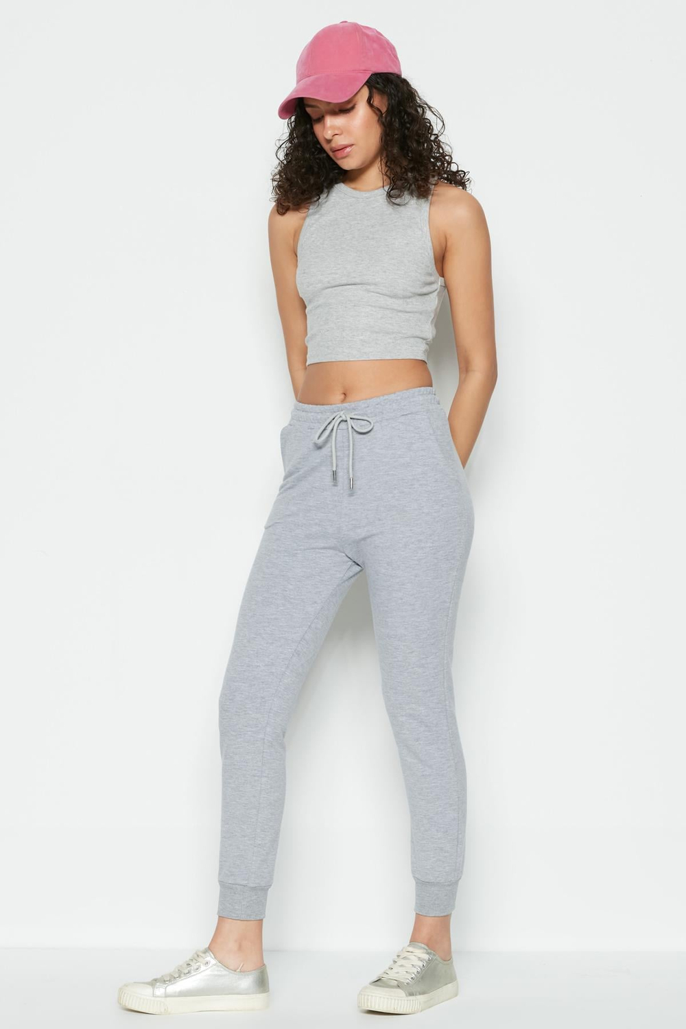 Jogger Manşet Spor Eşofman Altı 735 Gri
