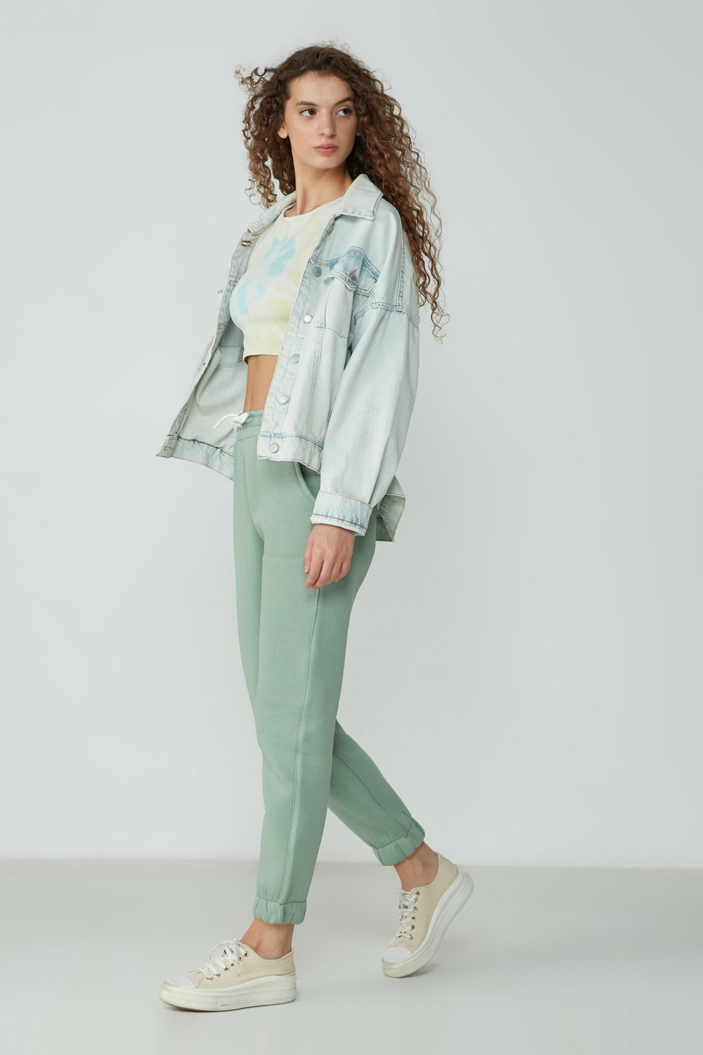 Basic Jogger Eşofman Altı 902 Fıstık Yeşil