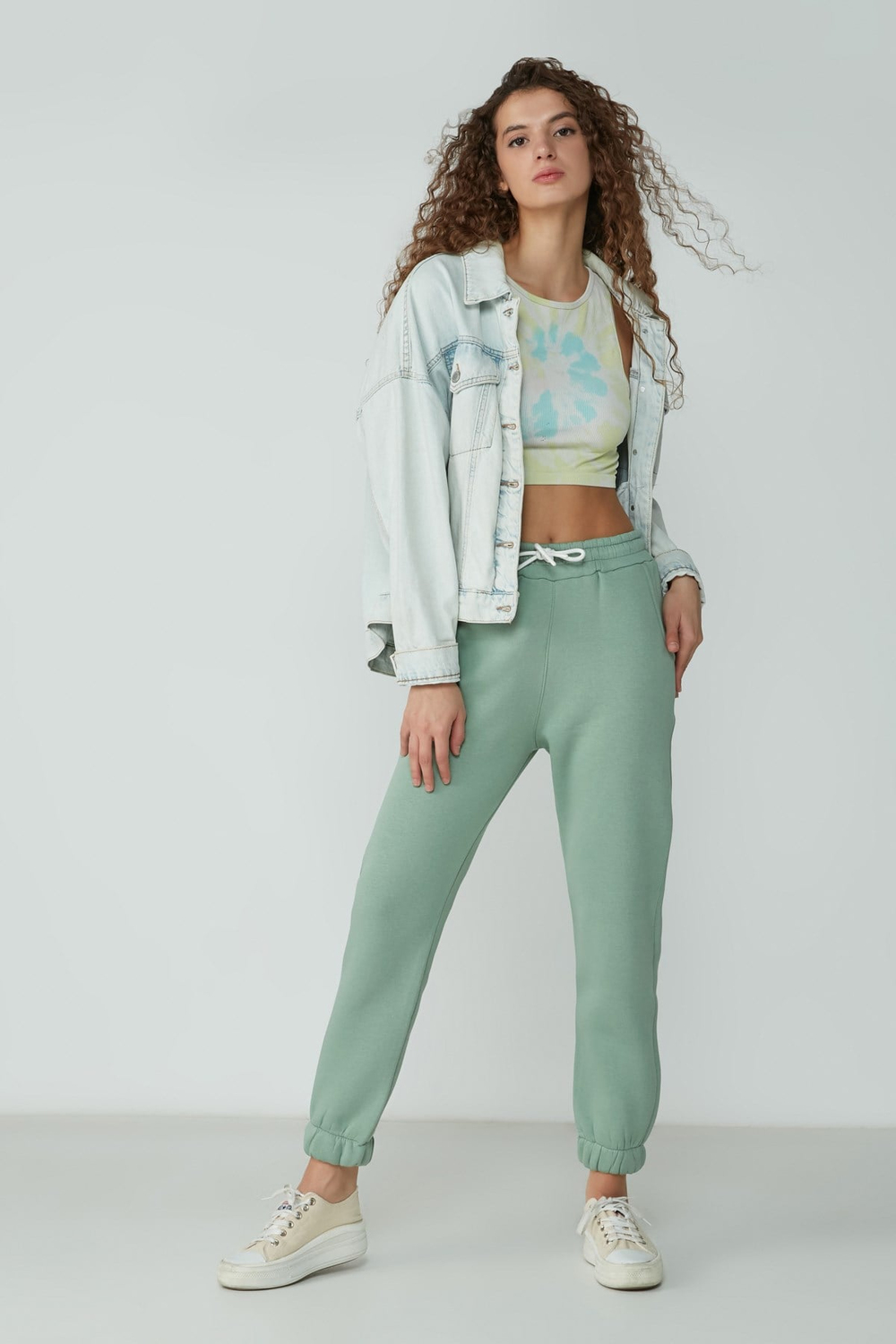 Basic Jogger Eşofman Altı 902 Fıstık Yeşil