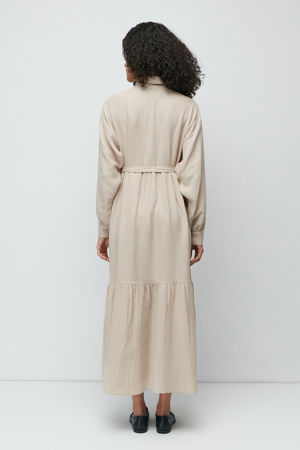 C&City Organic Cotton Muslin Long Sleeve Dress 9128