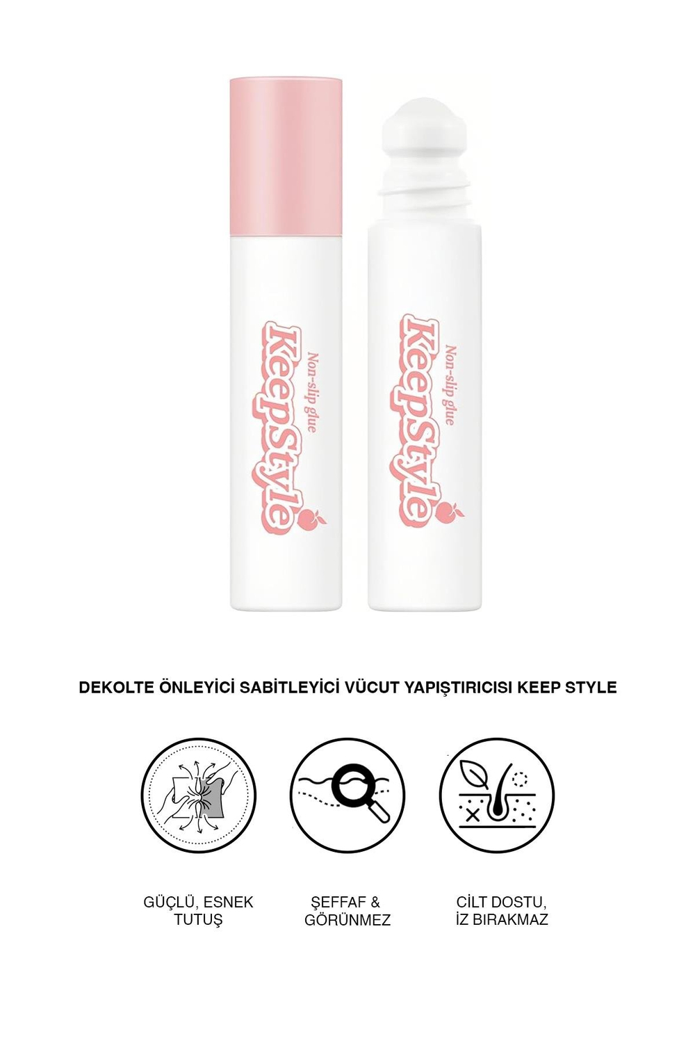 Dekolte Önleyici Sabitleyici Vücut Yapıştırıcısı Keep Style 7239 Şeffaf