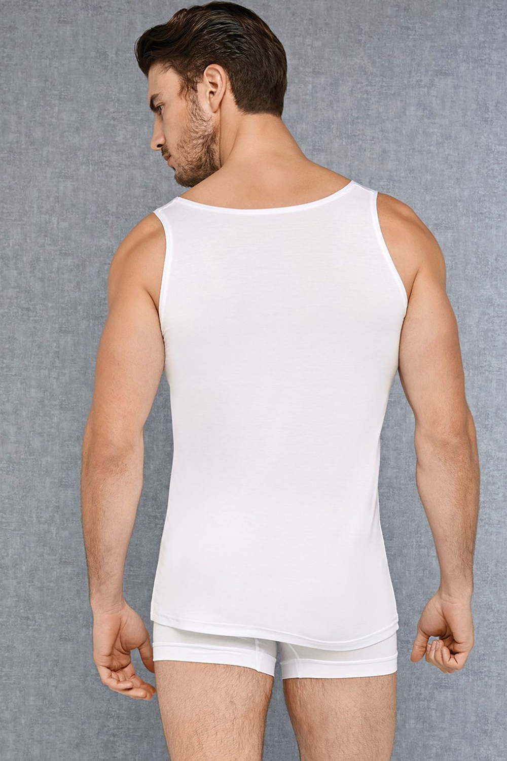 Doreanse 3000 2 Li  Erkek Atlet Boxer Takım Beyaz