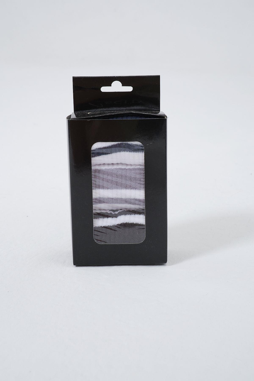 Mens Striped Long 3-Pair Sock Set