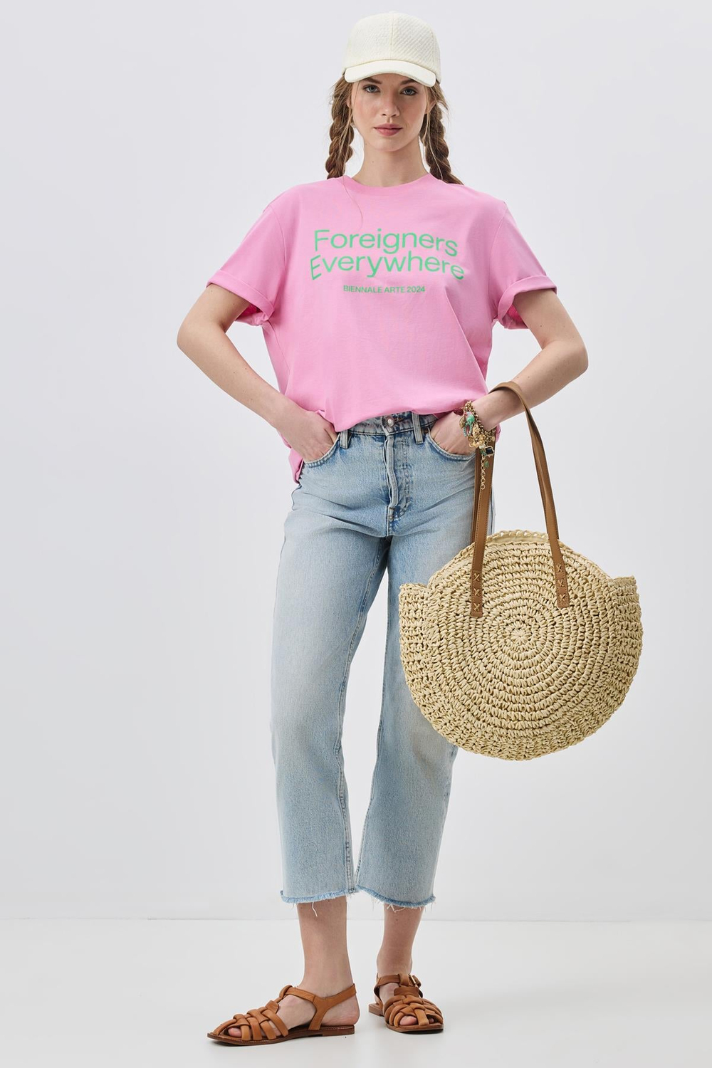Straw Shoulder Bag Y9207